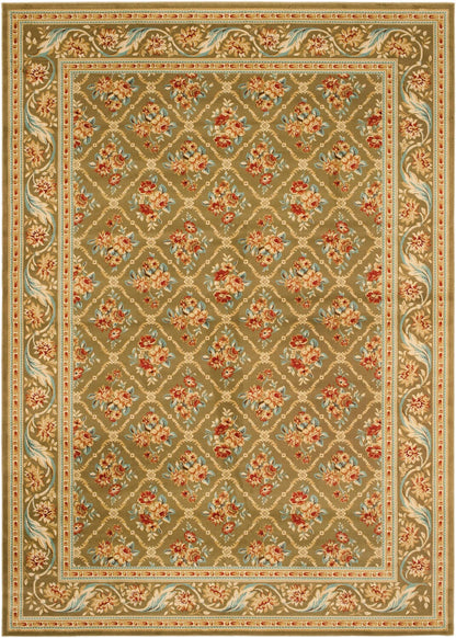 Safavieh Lyndhurst Lnh556-5252 Green / Green Area Rug