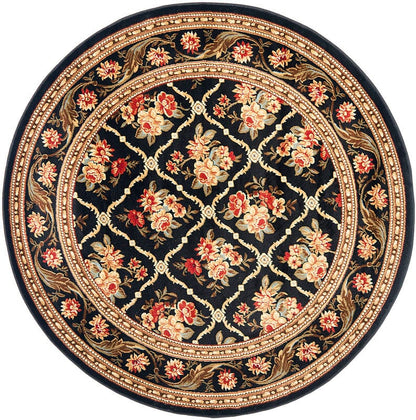 Safavieh Lyndhurst Lnh556-9090 Black / Black Area Rug