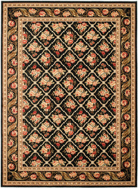 Safavieh Lyndhurst Lnh556-9090 Black / Black Area Rug