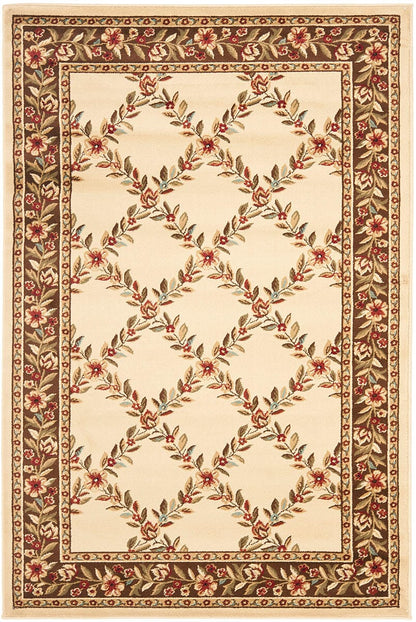 Safavieh Lyndhurst Lnh557-1225 Ivory / Brown Area Rug