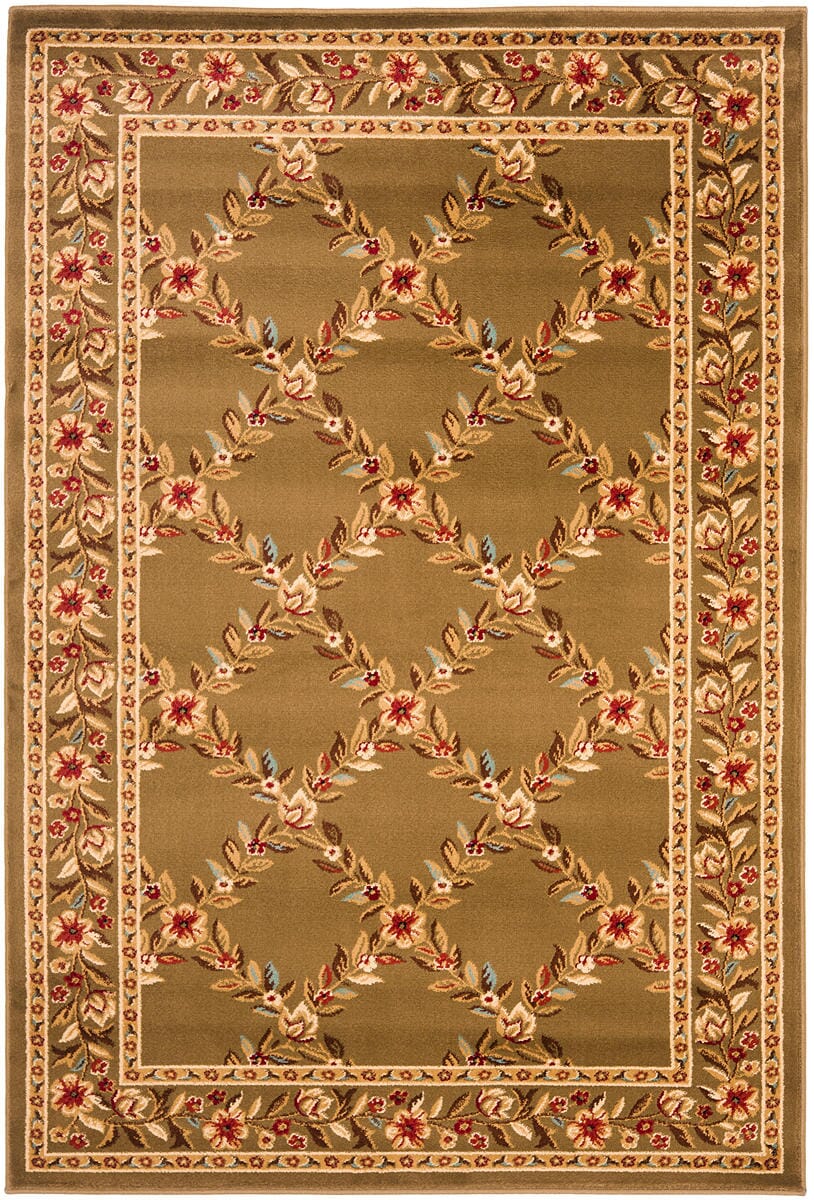 Safavieh Lyndhurst Lnh557-2525 Brown / Brown Area Rug