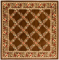 Safavieh Lyndhurst Lnh557-2525 Brown / Brown Area Rug