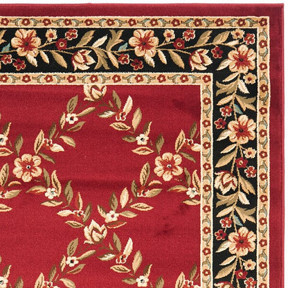 Safavieh Lyndhurst Lnh557-4090 Red / Black Area Rug