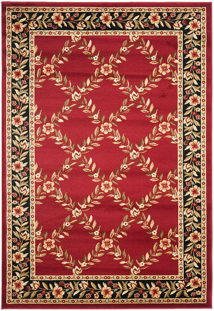 Safavieh Lyndhurst Lnh557-4090 Red / Black Area Rug