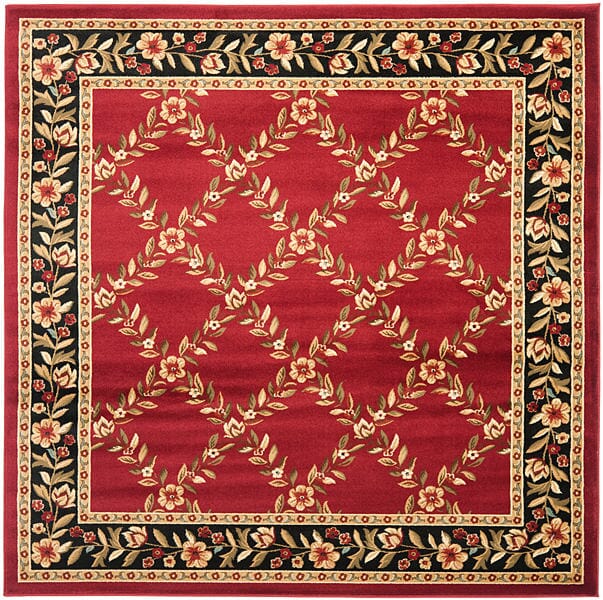 Safavieh Lyndhurst Lnh557-4090 Red / Black Area Rug