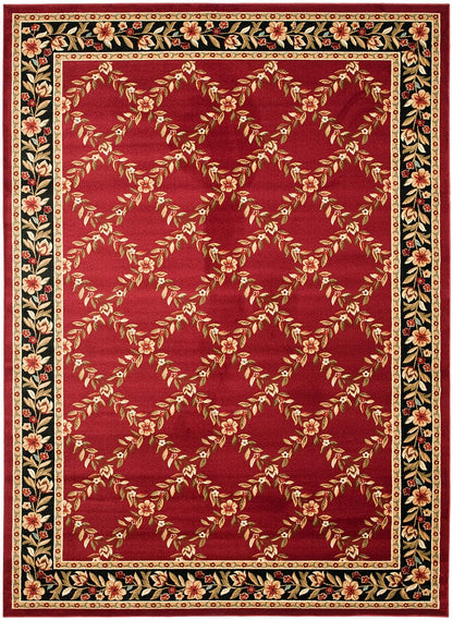 Safavieh Lyndhurst Lnh557-4090 Red / Black Area Rug