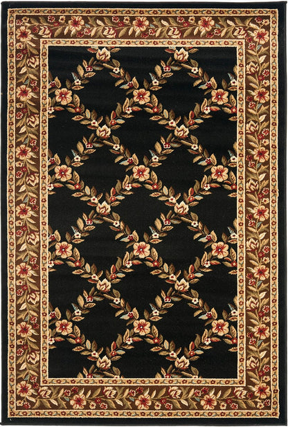 Safavieh Lyndhurst Lnh557-9025 Black / Brown Area Rug