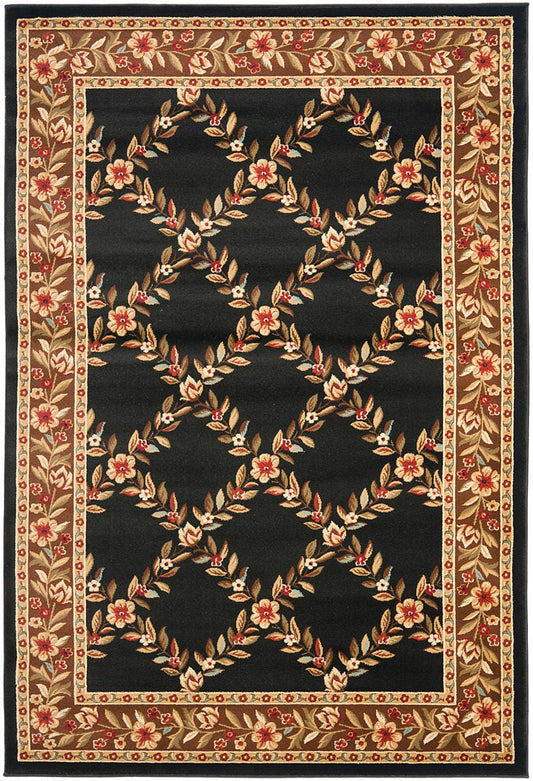 Safavieh Lyndhurst Lnh557-9025 Black / Brown Area Rug