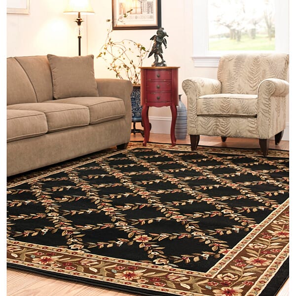 Safavieh Lyndhurst Lnh557-9025 Black / Brown Area Rug