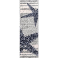 Nuloom Thomas Paul Starfish And Nth1560B Gray Area Rug