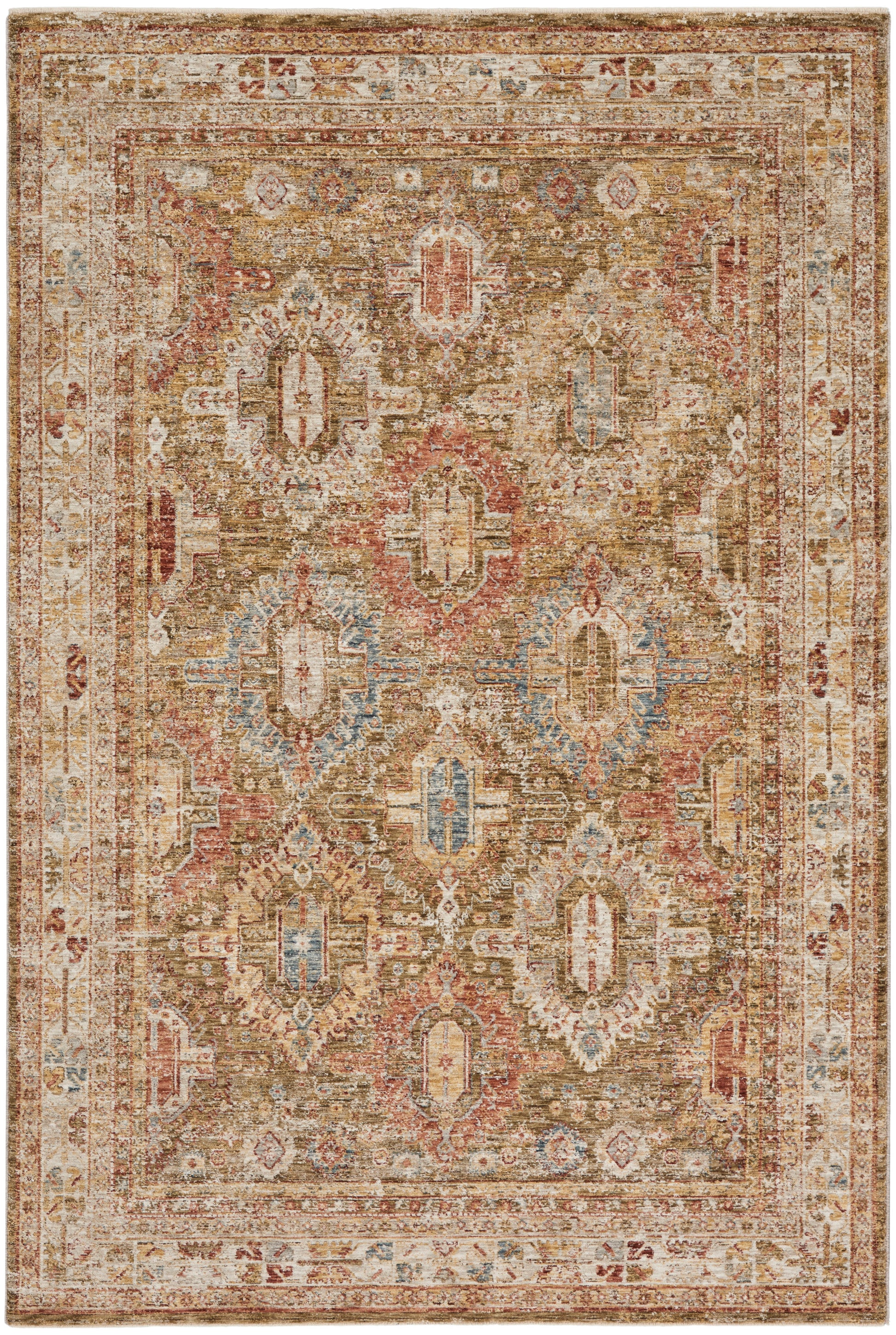 Nourison Sahar Shr01 Green Area Rug