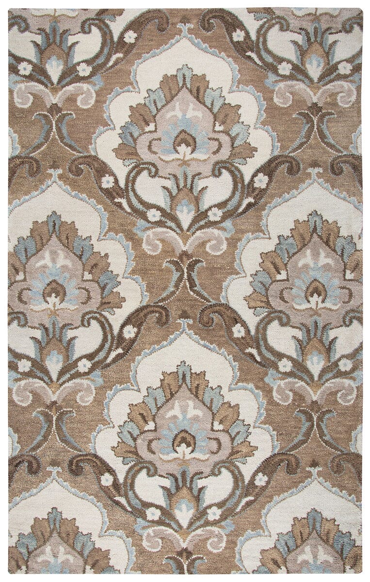 Rizzy Leone Lo-9987 Mocha Damask Area Rug