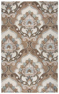 Rizzy Leone Lo-9987 Mocha Damask Area Rug