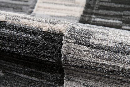 Momeni Logan Lgn-3 Charcoal Geometric Area Rug