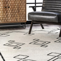 Nuloom Saniyah Diamond Nsa1717A Gray Area Rug