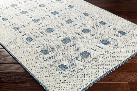 Surya Louvre Lou-2300 Navy, Cream, Ice Blue Rugs.