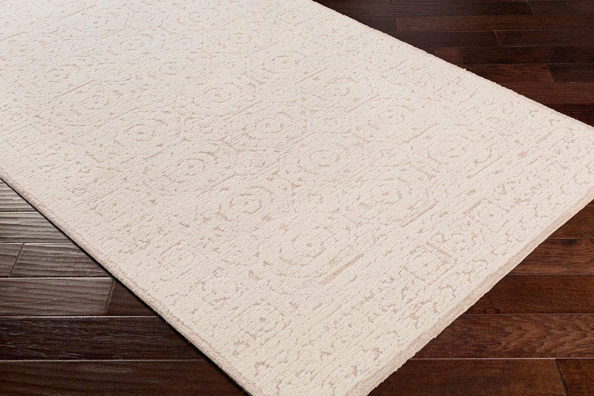 Surya Louvre Lou-2301 Tan, Cream Rug.