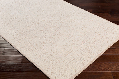 Surya Louvre Lou-2301 Tan, Cream Area Rug