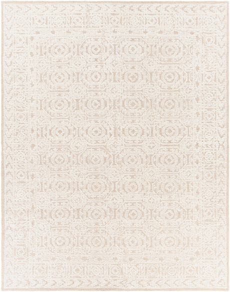 Surya Louvre Lou-2301 Tan, Cream Rug.