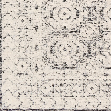 Surya Louvre Lou-2303 Black, White, Cream Rugs.