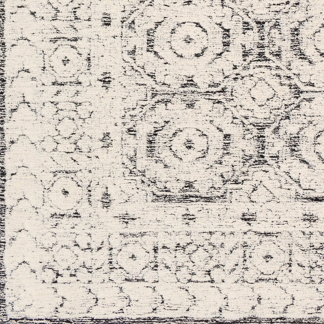 Surya Louvre Lou-2303 Black, White, Cream Rugs.