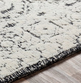 Surya Louvre Lou-2303 Black, White, Cream Rugs.