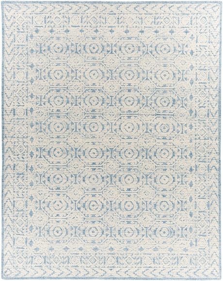 Surya Louvre Lou-2304 Dark Blue, Pale Blue Rug.