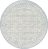 Surya Louvre Lou-2304 Dark Blue, Pale Blue Rug.