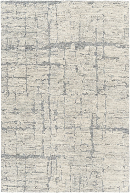 Surya Louvre Lou-2307 Medium Gray, Cream Area Rug