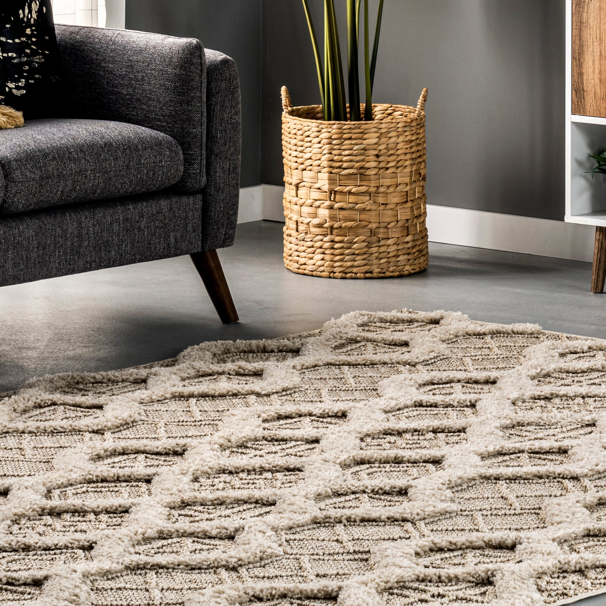 Nuloom Janis Honeycomb Nja3007A Beige Area Rug