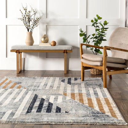 Nuloom Terina Transitional Nte1547A Blue Area Rug