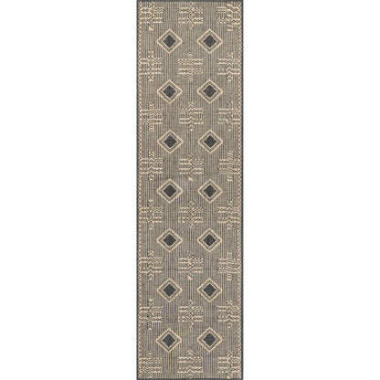 Nuloom Dana Aztec Emblem Nda1791B Charcoal Area Rug