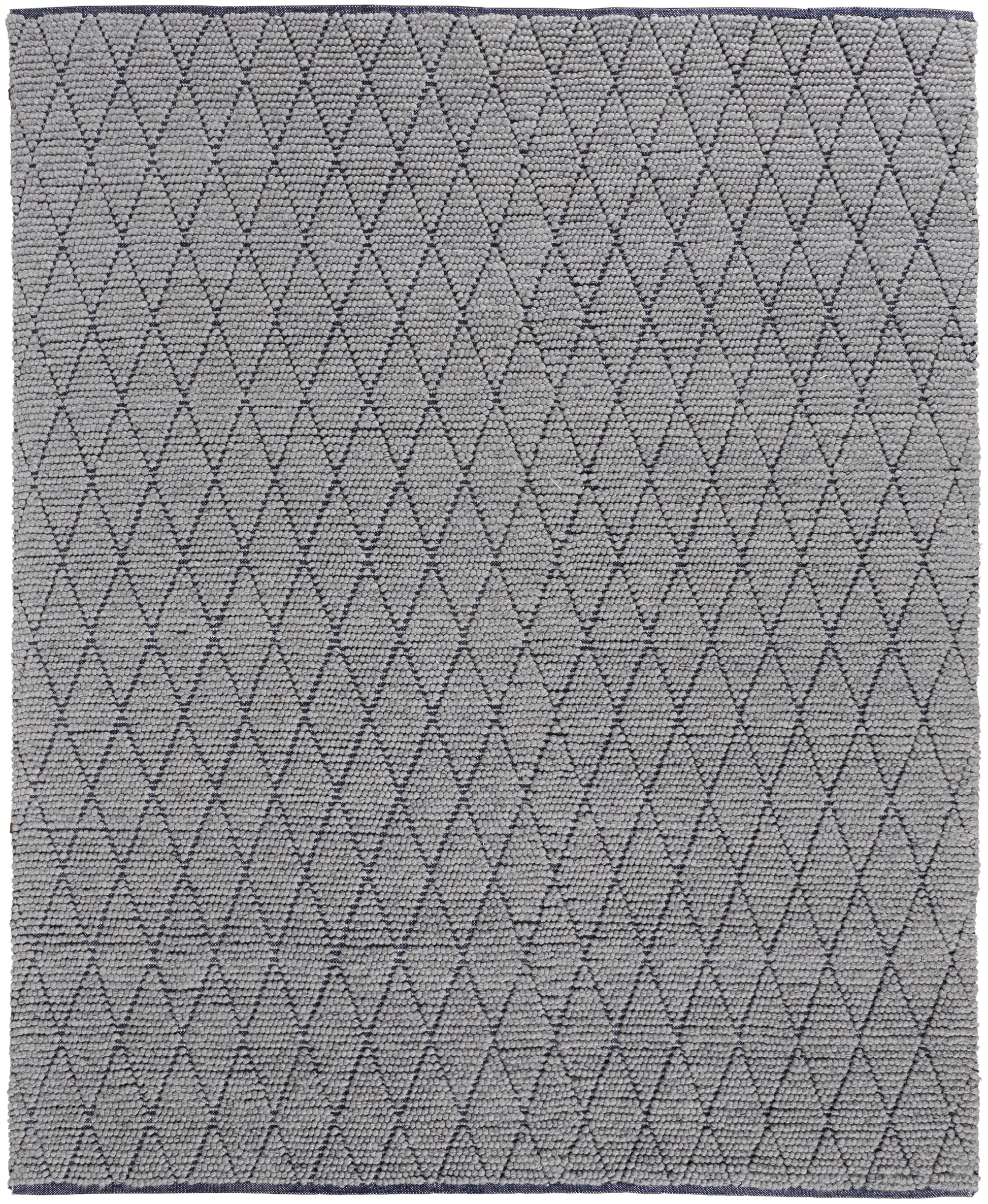 Feizy Thayer 8648F Gray/Navy Area Rug