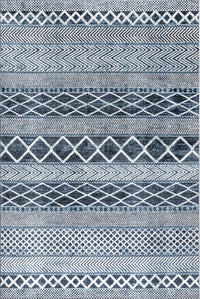 AreaRugs.com Wavaj Nwa1278A Blue Area Rug