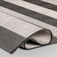 Nuloom Alexis Striped Nal2865A Black Area Rug