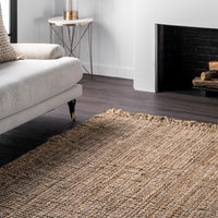 Nuloom Daniela Farmhouse Chunky Nda2773D Natural Area Rug