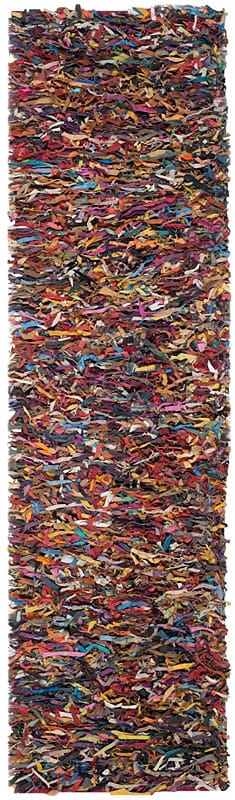 Safavieh Leather Shag Lsg511M Multi Shag Area Rug