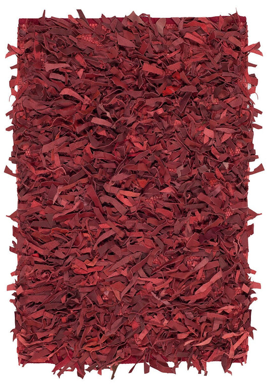 Safavieh Leather Shag Lsg601D Red Shag Area Rug