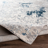 Surya Lustro Lsr-2300 Denim, Beige, Cream, Taupe Area Rug