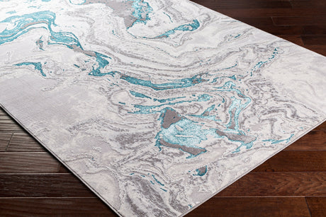 Surya Lustro Lsr-2304 Taupe, Cream, Beige, Teal Rugs.