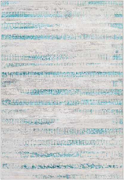 Surya Lustro Lsr-2310 Teal, Beige, Cream, Taupe Area Rug