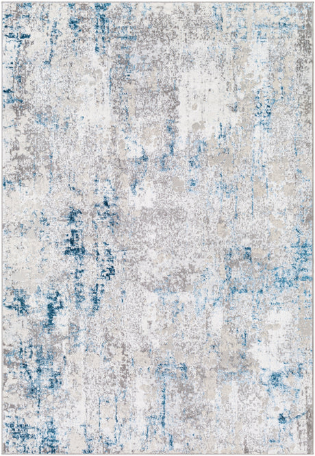 Surya Lustro Lsr-2315 Dark Blue, Beige, Cream, Taupe Rugs.