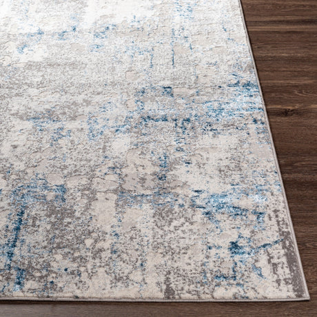 Surya Lustro Lsr-2315 Dark Blue, Beige, Cream, Taupe Rugs.