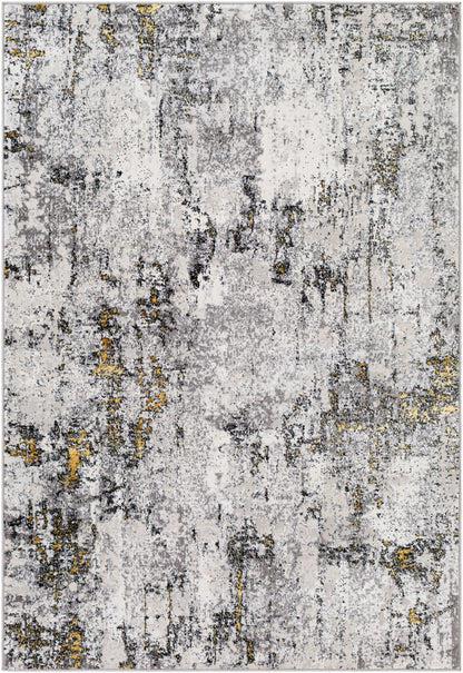 Surya Lustro Lsr-2317 Black, Cream, Beige, Taupe Area Rug