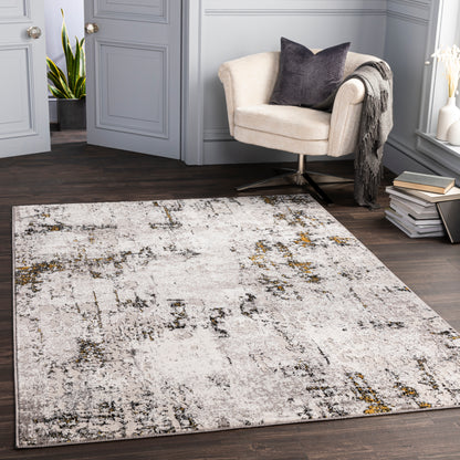 Surya Lustro Lsr-2317 Black, Cream, Beige, Taupe Area Rug