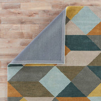 Jaipur En Casa By Luli Sanchez Tufted Ojo Lst16 Sea Mist Green / Classic Gray Geometric Area Rug