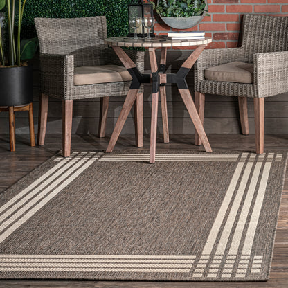 Nuloom Gigi Border Ngi2875B Gray Area Rug