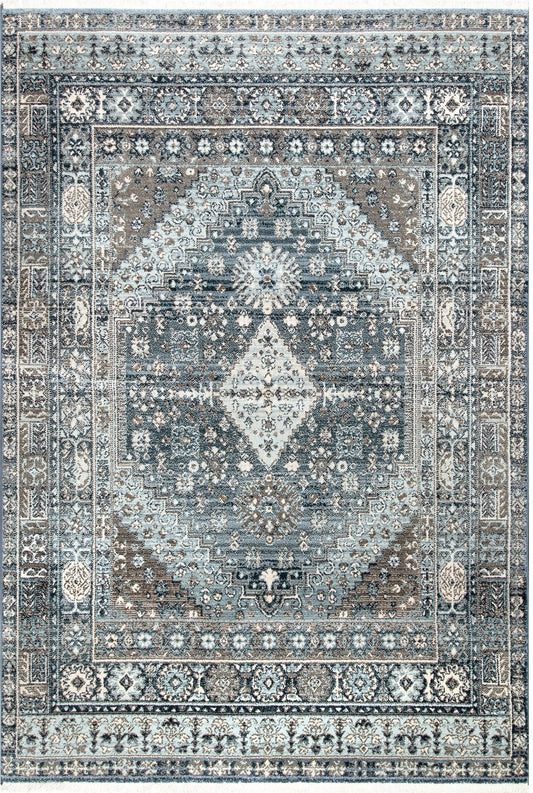 Nuloom Vintage Melani Nvi2158A Light Blue Area Rug