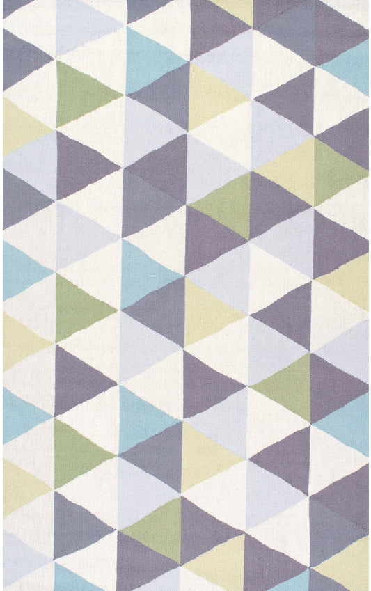 Nuloom Bianca Triangles Nbi2006B Green Area Rug