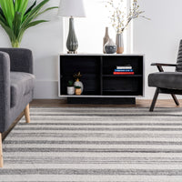 Nuloom Striped Kelsi Nst3221A Gray Area Rug